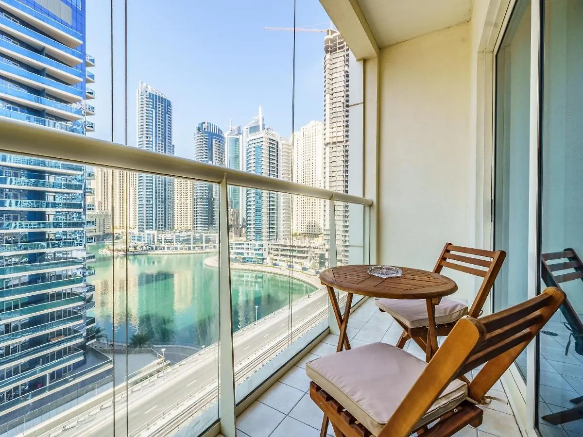 Lägenhet Sweeping Marina View Studio Near The Metro Station Dubai