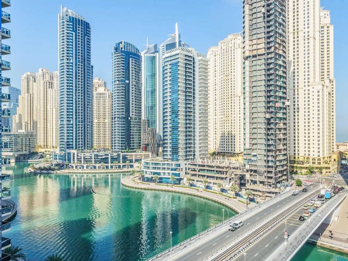 Daire Sweeping Marina View Studio Near The Metro Station Dubai Birleşik Arap Emirlikleri