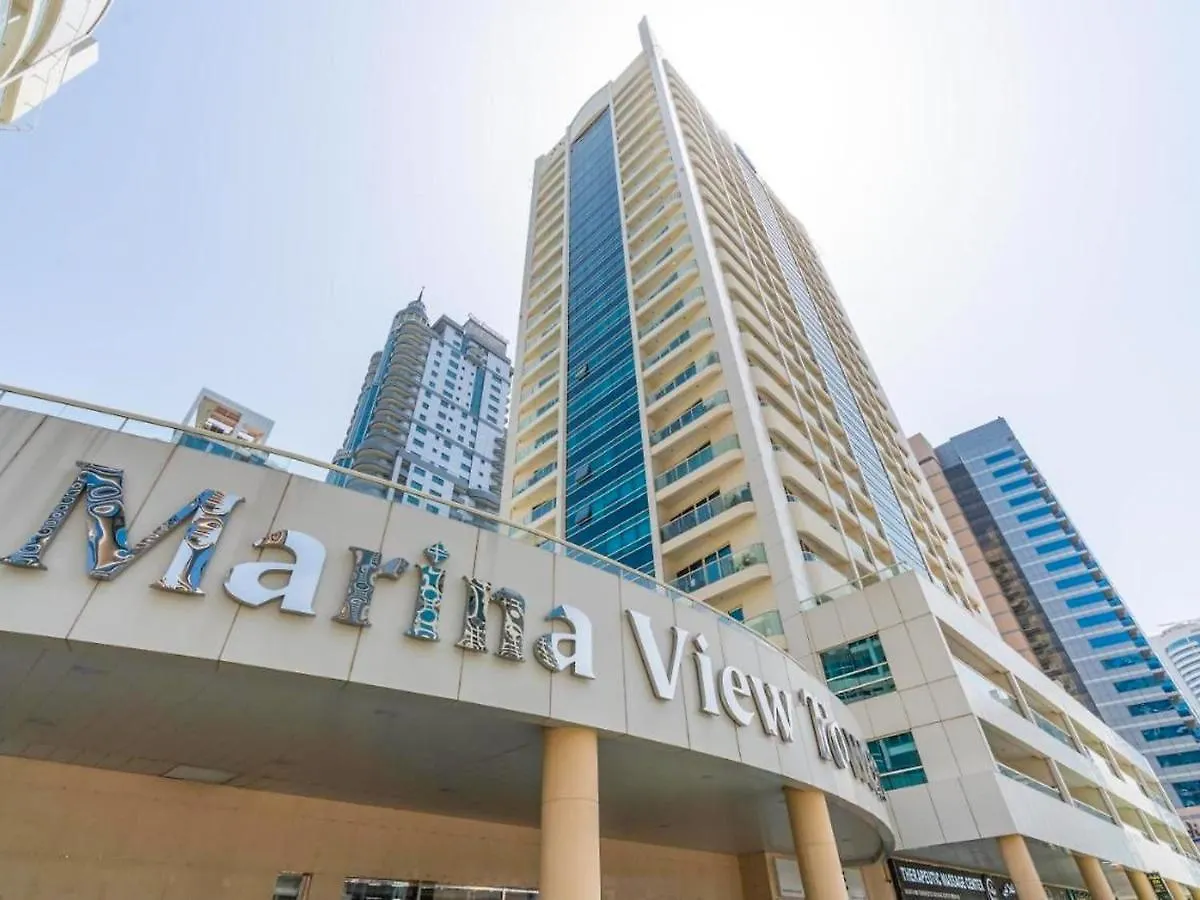 Daire Sweeping Marina View Studio Near The Metro Station Dubai